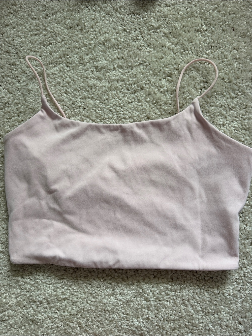 Women’s Light Pink Spaghetti Strap Camisole Top Size small